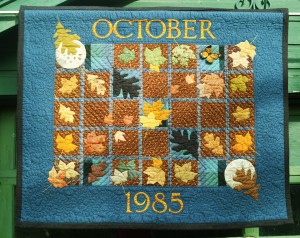 04"October Calendar"Quilt. 51x41"